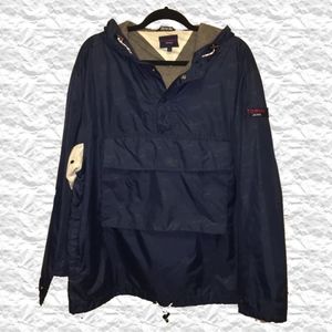 Tommy Hilfiger Blue Pullover Logo Hologram Jacket